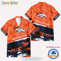 NFL Denver Broncos Palm Tree Tropical Trendy Football Hawaiian Shirt