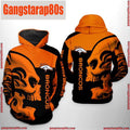 NFL Denver Broncos Skull 3D Printed Hoodie Shirt