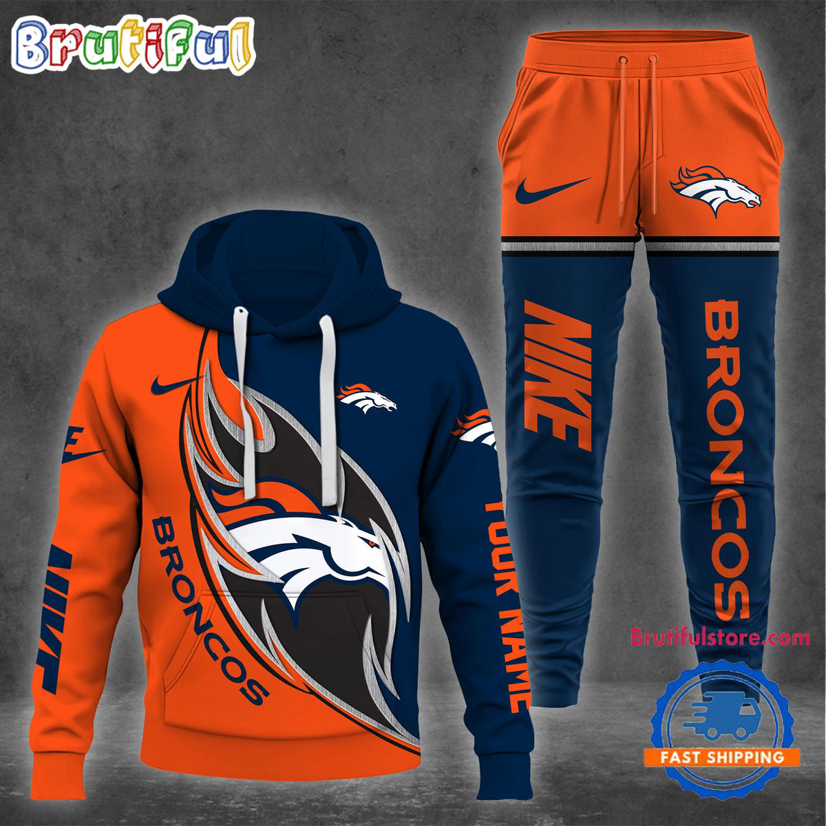 NFL Denver Broncos Special Football Team Design Hoodie And Pants