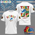 NFL Detroit Lions 2025 Juneteenth Freedom Day 3D Shirt