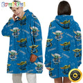 NFL Detroit Lions Blanket Hoodie Baby Yoda Unisex Hoodie