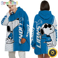 NFL Detroit Lions Blanket Hoodie For Fans Unisex Hoodie