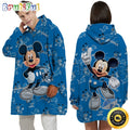 NFL Detroit Lions Blanket Hoodie Mickey Mouse Lover Unisex Hoodie