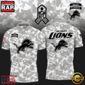 NFL Detroit Lions Camo 2025 Salute to Service Polo Shirt