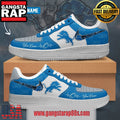 NFL Detroit Lions Custom Name Air Force 1 Running Sneakers Shoes