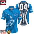 NFL Detroit LionsCustom Name Number New Design Hawaiian Shirt For Men Women