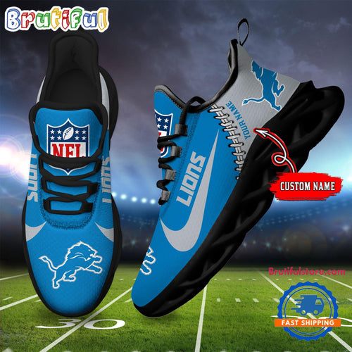 NFL Detroit Lions Football New Season Sneaker Max Soul Shoes