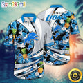 NFL Detroit Lions Hawaii Shirt Flower Classic Hawaiian Prints