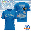 NFL Detroit Lions Jesus In My Veins In My Heart All Over Print Shirt