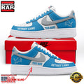 NFL Detroit Lions New Design Custom Air Force 1 Running Sneakers Shoes