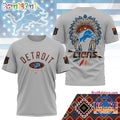 NFL Detroit Lions Native American Heritage Month New 3D Shirt