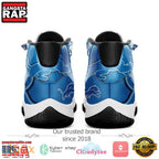 NFL Detroit Lions Unique Design Air Jordan 11 Running Sneaker Shoes