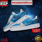 NFL Detroit Lions Unique Design Custom Name Air Force 1 Sneaker Shoes