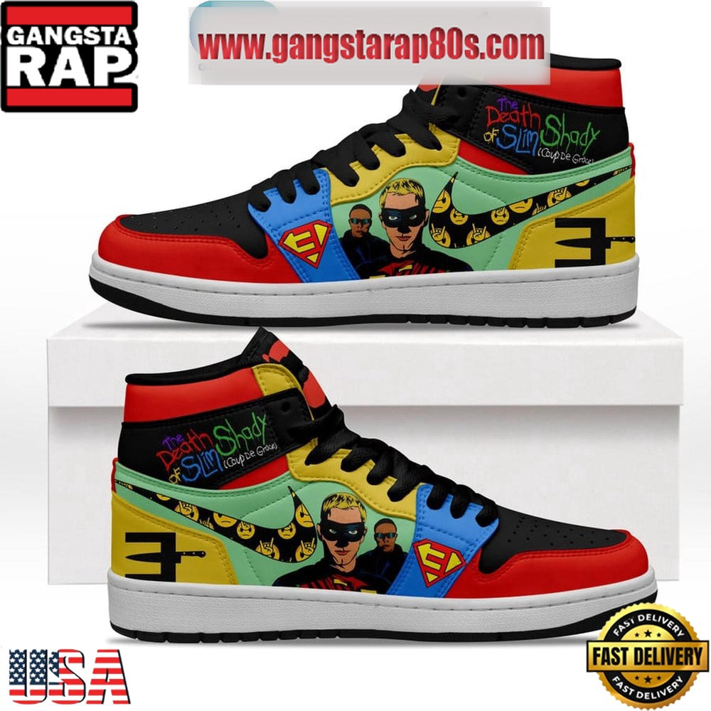 Eminem Without Me Slim Shady Ronin Dr. Dre Fan Air Jordan 1 Sneakers Shoes