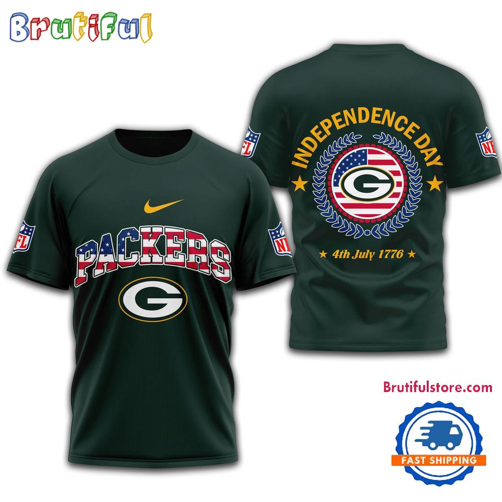 NFL Green Bay Packers 2025 Independence Day All Over Print Shirt