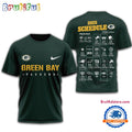 NFL Green Bay Packers 2025 SCHEDULE Unisex 3D Shirt