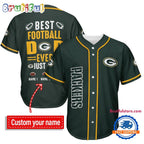 NFL Green Bay Packers Best Dad Ever Baseball Jersey