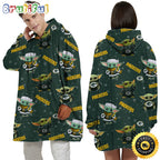 NFL Green Bay Packers Blanket Hoodie Baby Yoda Unisex Hoodie