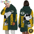 NFL Green Bay Packers Blanket Hoodie For Fans Unisex Hoodie