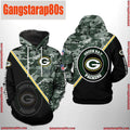 NFL Green Bay Packers Camo Team 3D Printed Hoodie Shirt