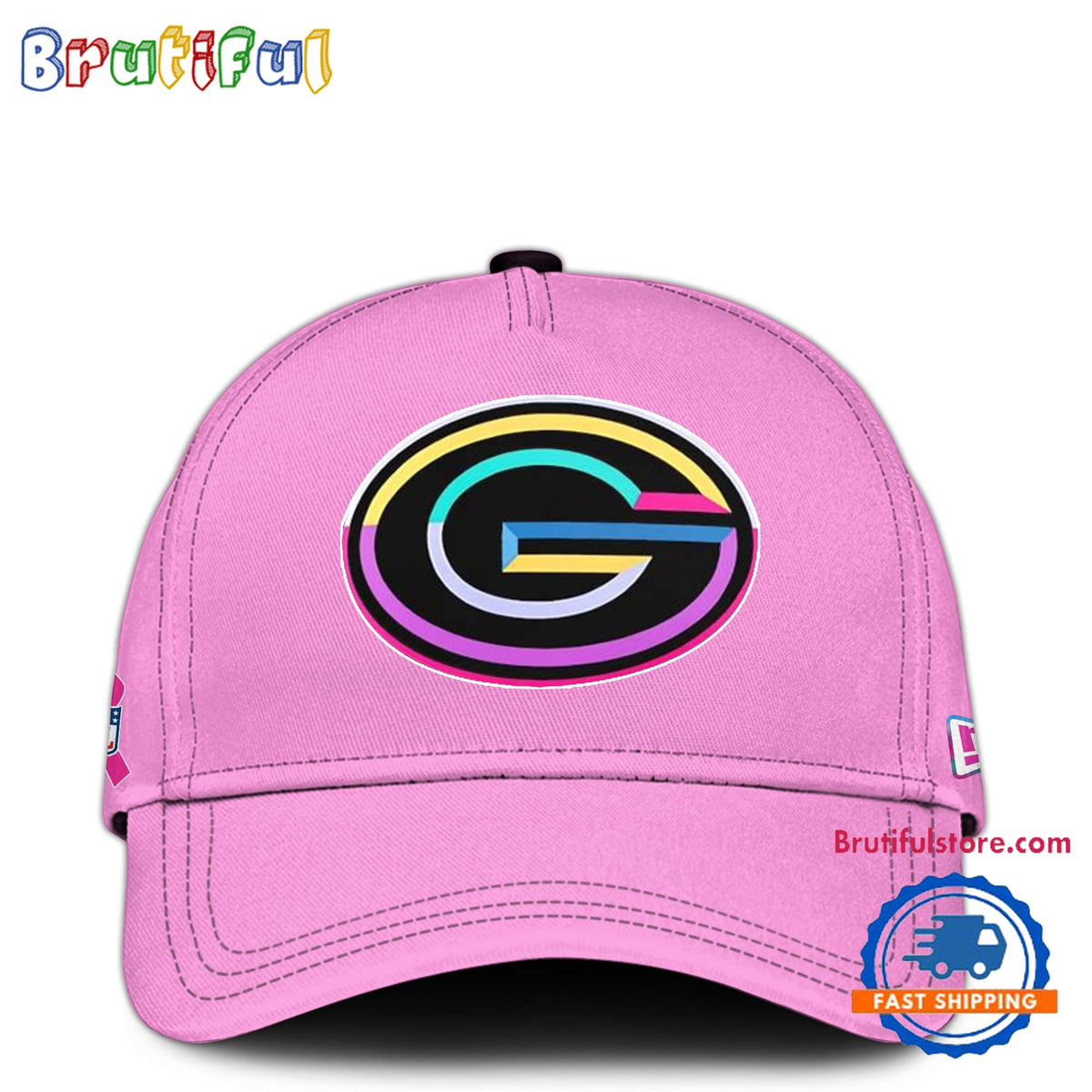 NFL Green Bay Packers Crucial Catch Pink Breast Cancer Awareness Limited Edition Cap