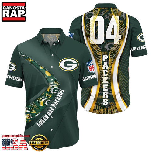 NFL Green Bay PackersCustom Name Number New Design Hawaiian Shirt For Men Women