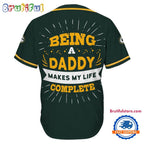 NFL Green Bay Packers Football Being A Daddy Father’s Day Baseball Jersey
