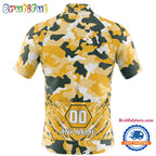 NFL Green Bay Packers Football Team Colorful Camo Cycling Jersey