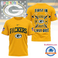NFL Green Bay Packers Football Team Fire Dept Design T Shirt