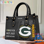 NFL Green Bay Packers Forever Not Just When We Win Women’s Leather Hand Bag