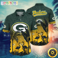 NFL Green Bay Packers Hawaii Shirt Flamingo And Flower Funny Aloha Shirt