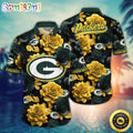 NFL Green Bay Packers Hawaii Shirt Flower Aloha Spirit Shirts
