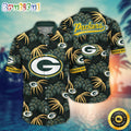 NFL Green Bay Packers Hawaii Shirt Flower Beachy Keen Fashion