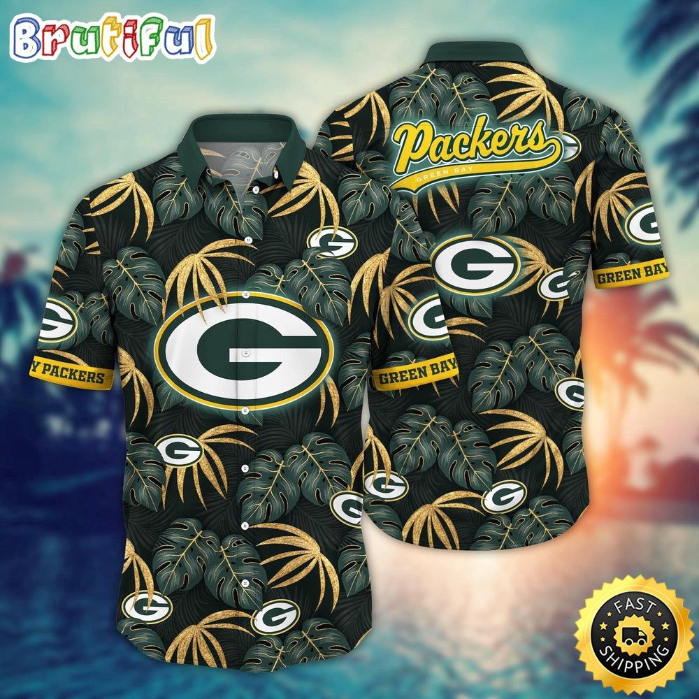 NFL Green Bay Packers Hawaii Shirt Flower Beachy Keen Fashion