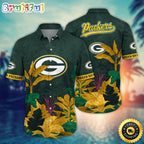 NFL Green Bay Packers Hawaii Shirt Flower Hawaiian Style Statements