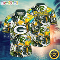 NFL Green Bay Packers Hawaii Shirt Flower Sunshine Inspired Tops
