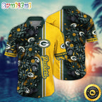 NFL Green Bay Packers Hawaii Shirt Flower Tropical Vibes In Shirts
