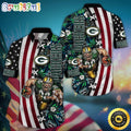 NFL Green Bay Packers Hawaii Shirt Mascot Aloha Summer Shirt