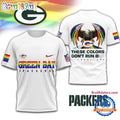 NFL Green Bay Packers Human Rights Campaign LGBT Pride Month 3D T Shirt