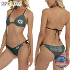 NFL Green Bay Packers I’ll Be Your Halftime Show 2 Piece Women’s Bikini Swimsuit
