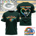 NFL Green Bay Packers LGBT Happy Pride Month 2025 3D T Shirt