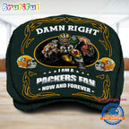NFL Green Bay Packers Mascot Football Fans Custom Jeff Cap