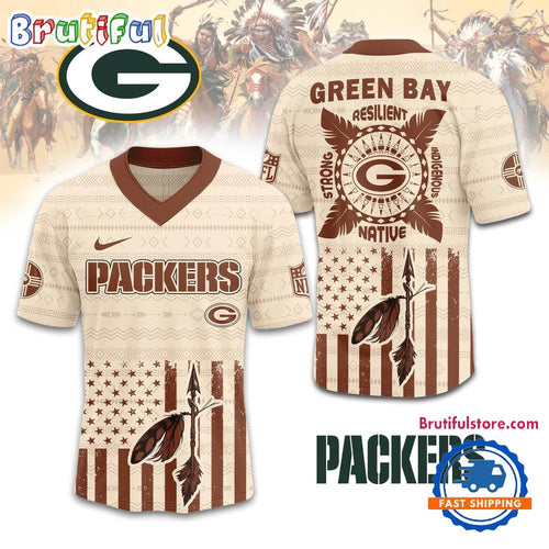 NFL Green Bay Packers Native American 2025 Football Jersey