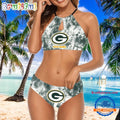 NFL Green Bay Packers Personalized Women’s Summer Cami 2 Piece Bikini