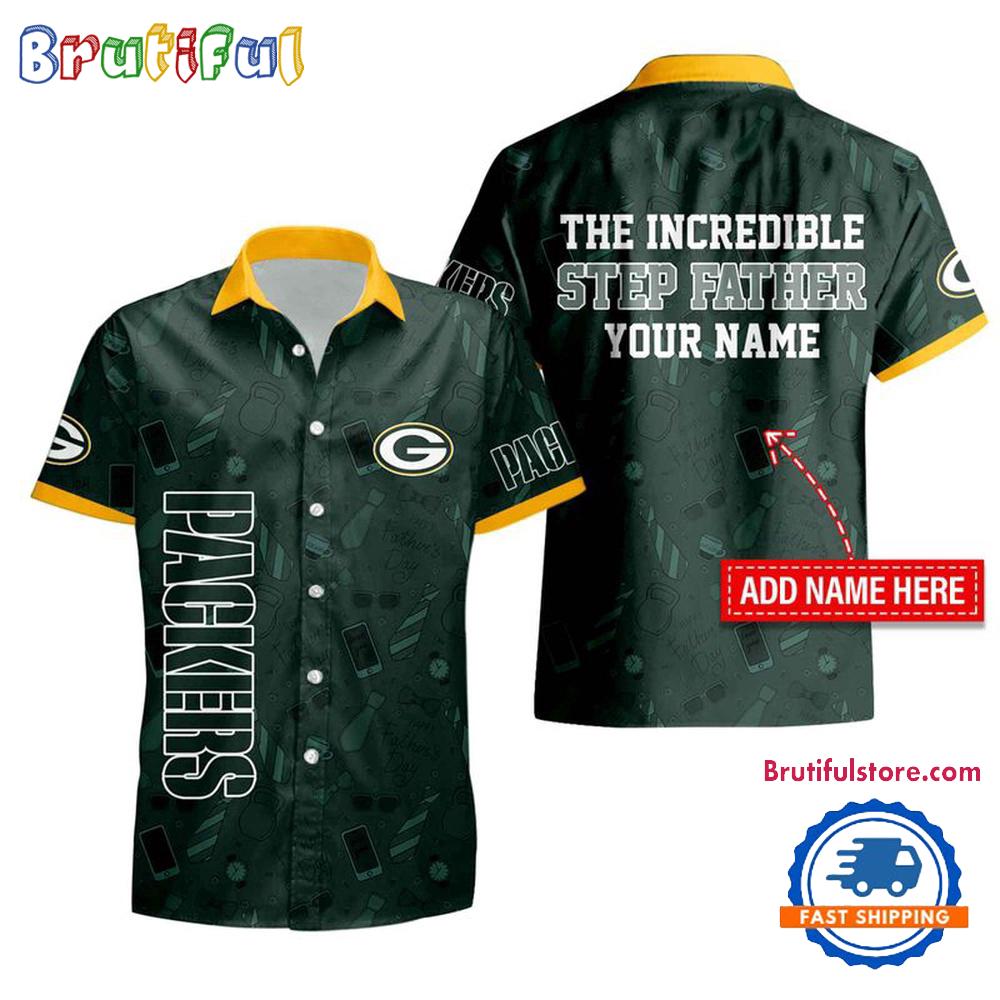 NFL Green Bay Packers The Increadible Step Father’s Day Hawaiian Shirt