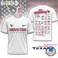 NFL Houston Texans 2025 SCHEDULE All Over Print Shirt, 2025 Football Schedule Shirts