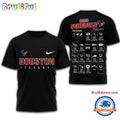NFL Houston Texans 2025 SCHEDULE Unisex 3D Shirt