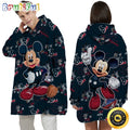 NFL Houston Texans Blanket Hoodie Mickey Mouse Lover Unisex Hoodie