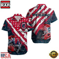 NFL Houston Texans Football American Flag Mascot Custom Name Aloha Hawaiian Shirt