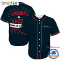 NFL Houston Texans Football Being A Daddy Father’s Day Baseball Jersey